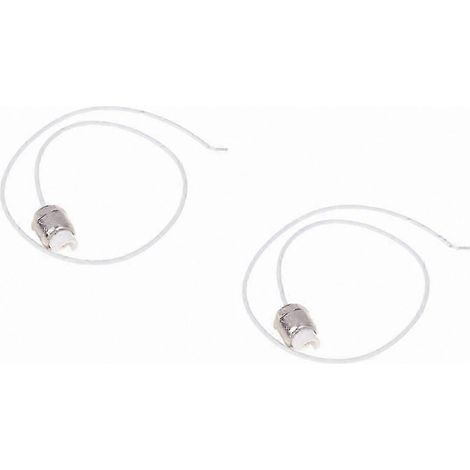 Lot de 2 douilles en céramique R7S compatibles avec les tubes LED et les dispositifs de test d'éléments chauffants (1/5)