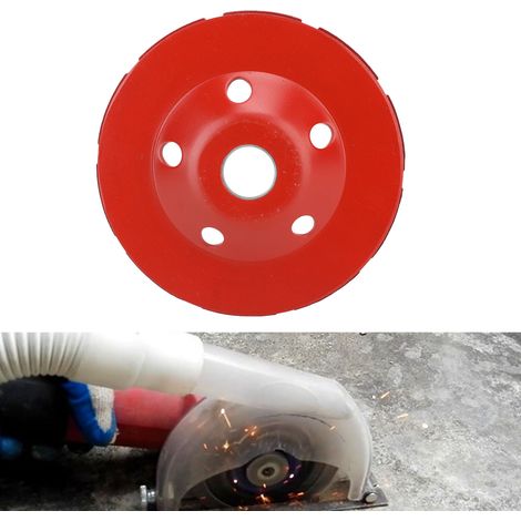 Disco abrasivo de 125 mm para amoladoras angulares: disco de corte de precisión de doble hilera, libre de polvo, para amoladoras angulares de 125 mm. (1/5)