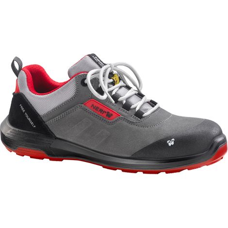 Neri Street L5 S3 SRC ESD Flache Arbeitsschuhe - 42 EU - Gris / Rojo