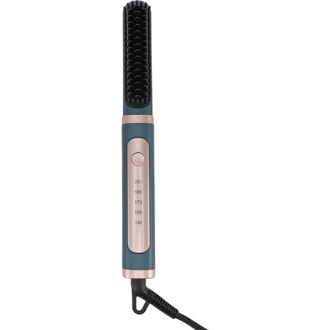 Brosse lissante cheveux 5 températures, peigne céramique anionique, utilisation humide/sec, 100-240V prise UE. (1/5)