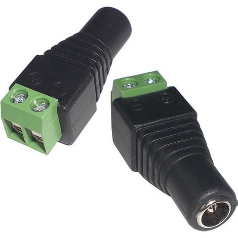 Sysled – Embout d'alimentation à visser pour ruban LED 12V – Connexion rapide et sécurisée – Installation sans soudure – Compatible éclairage décoratif