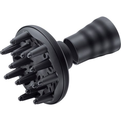 Remington D52DU Diffusore Universale per Asciugacapelli Ugello Adattatore Silicone per Riccioli e Volume colore Nero (1/3)