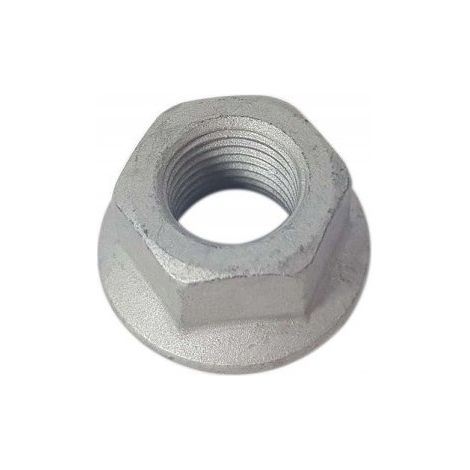 Dado flangiato M24 liscio zincato piatto DIN6923 10 pezzi (1/5)