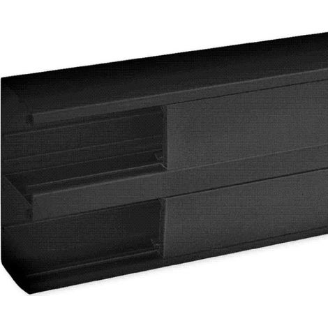 TerCia TA-C45 134/2x55 2 compartiments, Noir RAL 9005 - b45112 - IBOCO