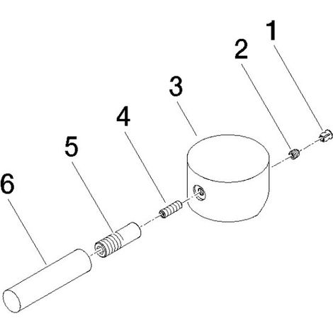 Dornbracht 90206204500-00 Pièce de rechange pour lavabo sur pied Gr. (1/3)