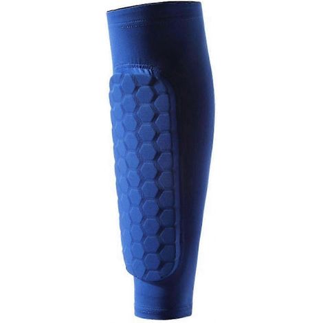 Manchons de compression pour mollets adultes avec protège-tibias pour l'entraînement sportif, le cyclisme et le basketball - Genouillères de protection (1/5)