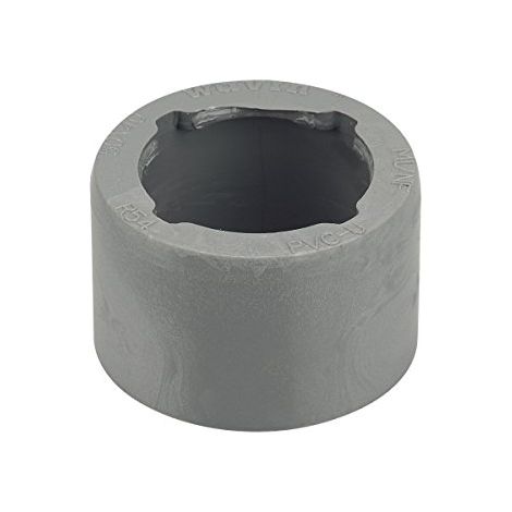 Wavin Reducción de tapón D50/40 gris PVC duradero