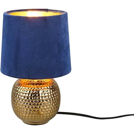 Lampe design, Lampe de table rétro Sophia Bleu en Céramique, TRIO (1/8)