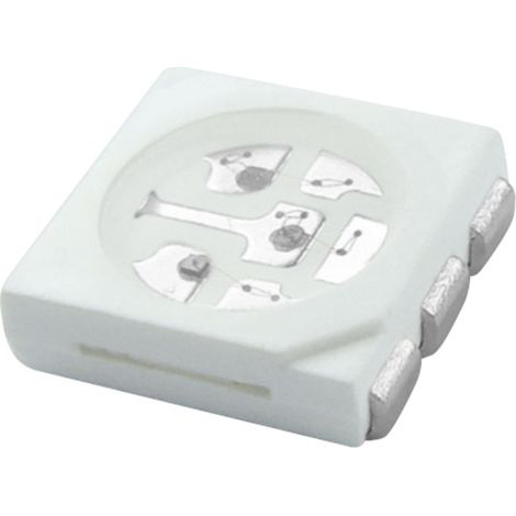 TRU COMPONENTS LED CMS 5050 jaune 1750 mcd 120 ° 20 mA 2.4 V