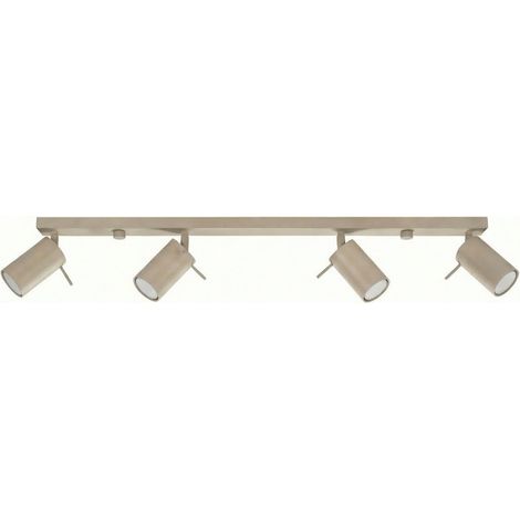 Sollux RING Barre de spots encastrés Ring Ceiling Spotlight Bar Taupe 4x GU10 (1/2)