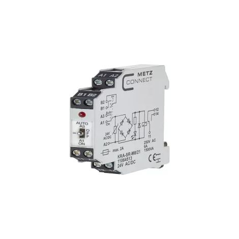 Koppelbaustein 24, 24 V/AC, V/DC (max) 1 Wechsler Metz Connect 11064513 1 St. (1/2)
