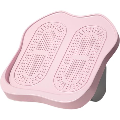 Planche inclinée pour étirer les mollets, planche inclinée pliable en bois avec surface antidérapante, cale professionnelle pour squats et exercices (roze) (1/5)