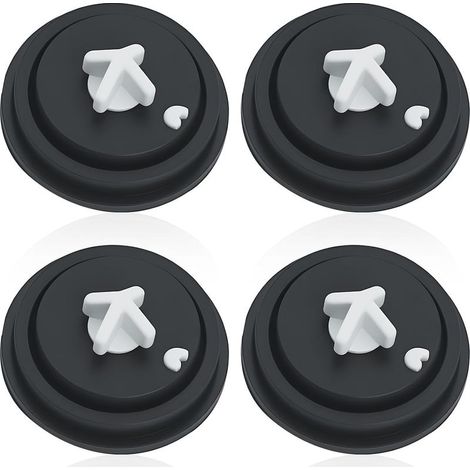 4PCS Joint Chasse d'eau WC,Rondelles de Joint Chasse d'Eau WC Joints de Diaphragme à Entrée Latérale pour L'Entretien des Chasses D'eau des Toilettes (1/5)
