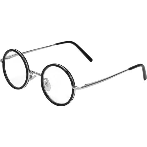 Lunettes de lecture rondes rétro haute définition à revêtement en résine pour hommes et femmes. (1/5)
