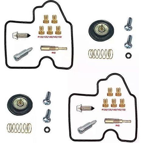 Kit de réparation de carburateur pour quad Kawasaki KVF650 Prairie 650 (2002-2003) et Brute Force 650 4x4 (2005-2014). (1/3)