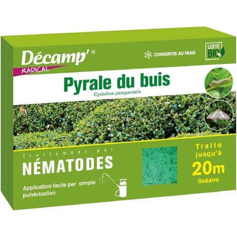 Nématodes SC anti pyrale du buis 20M - 40m² (1/3)