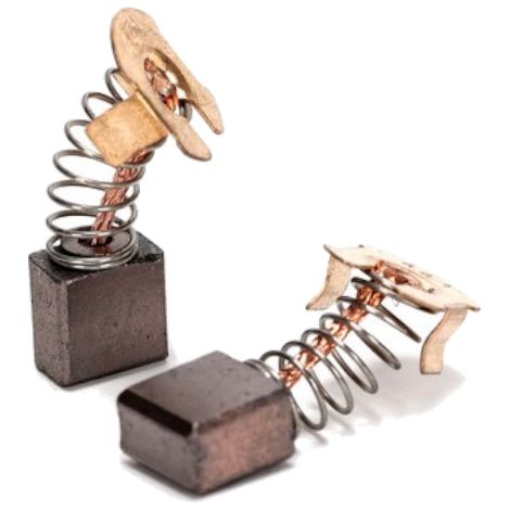 2x Trade-Shop Bronze Motorkohlen Kohlebürsten Schleifkohlen 7 x 10,8 x 11mm kompatibel mit Makita BUC250 BUH550 BUH650 HR262TD UC250D UH550D UH650D DHR263 (1/3)