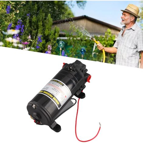 Pompa a membrana DP 80 da 12 V CC per sistemi di purificazione dell'acqua e nebulizzazione con attacco G3/8 e protezione da sovrapressione. (1/4)