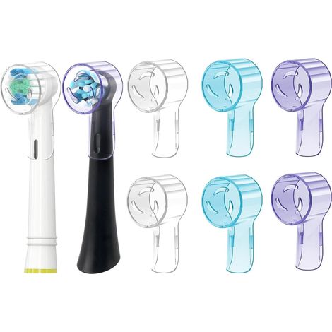 Replacement Brush Head Cap for iO Series - Hygienic Covers for Toothbrush Heads - Ideal for Travel and Better Oral Health (Multi-Colour) (1/5)