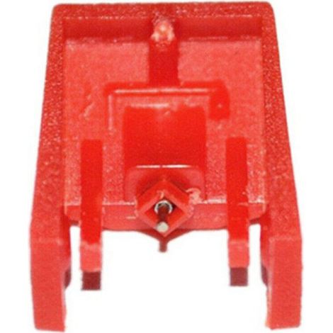 Beyamis Aiguille de lecture pour platine vinyle, pointe en céramique saphir, compatible avec les platines Crosley Fisher ION OTTO, rouge, lot de 1 (1/5)