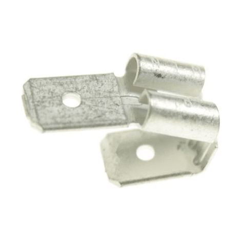 COSSE PLATE 6,3X0,8 MM 1X FEMELLE, 2 X MALE pour SECHE LINGE... (1/5)
