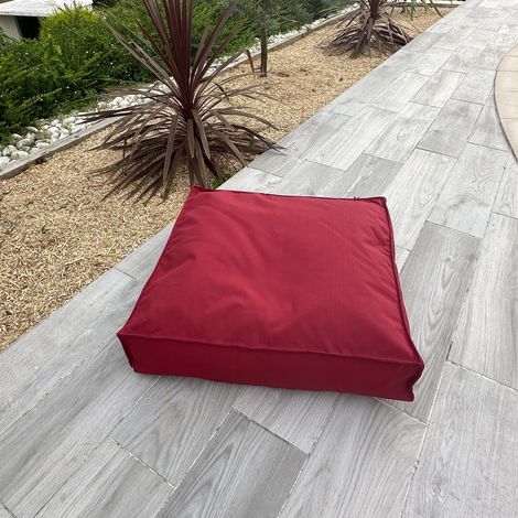 Coussin de sol inter / exter Bordeaux 71x71x35 cm (1/2)