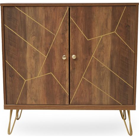 Interiors by Premier Ample Storage Of Two Door Sideboard, Sturdy And Stable Industrial Sidebaord Cabinet, Sleek Kitchen Sideboard (1/5)