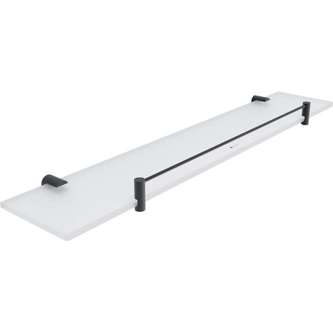 Nimco Bormo - Ablage, Länge 60 cm, Glas/schwarz mattiert BRC 11091BX-60-90 (1/2)