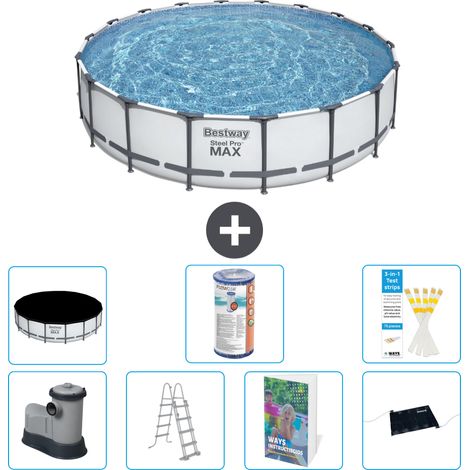 Bestway Steel Pro MAX Rund - 549x122 cm - 8-teilig S619