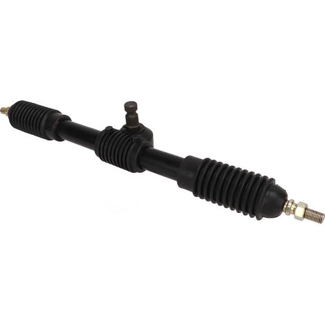 Crémaillère de direction assistée 430 mm 30 dents en acier allié poli pour karting, quad, SSV et moto (1/5)