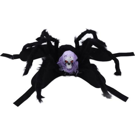 Costume da ragno di Halloween per cani e gatti - Costume da ragno realistico, regolabile e traspirante per animali domestici (1/5)