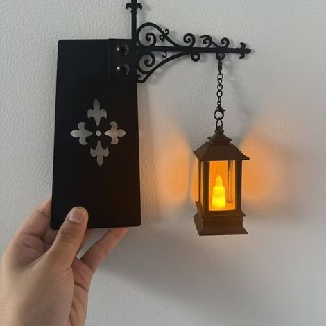 1 Dekorative Bücherregallampe Laterne Dekorative Bücherregalbeleuchtung Festtagsdekoration Zuhause Geschenk Halloween Weihnachten - Laternen-Bücherregallampe - B (1/4)