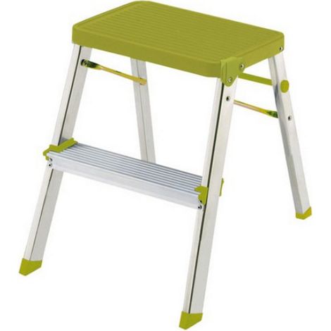Trittleiter / Zweistufiger Trittleiter Grün - M2 - Rolser