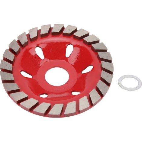Disque diamant 100x20mm 24 dents pour meulage béton et pierre, meule abrasive coupe (1/5)