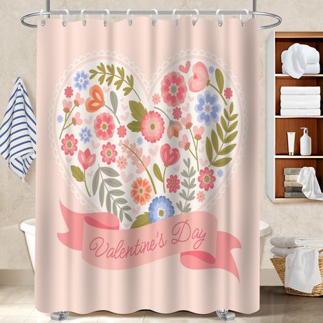 Rideau douche polyester 180x180 esthétique bâche polyester douche pour une déco qui inspire (1/5)