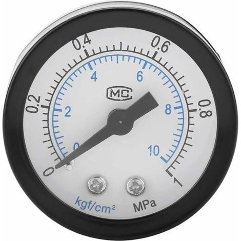 Détendeur de Pression, AR2000 G1 / 4 régulateur de pression manomètre pour compresseur à commande pneumatique avec manomètre (1/5)