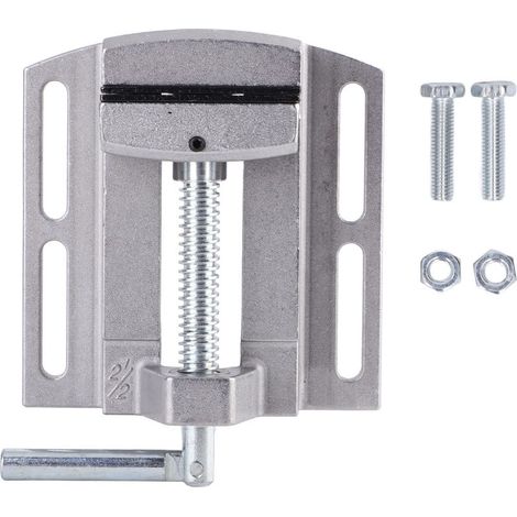pincesÉtau de Presse Heavy Duty pour Travail du Bois et Métal - Compatible Banc de Montage et Machine à Fraiser (Aluminium, 70mm, 65mm de Serrage) (1/5)