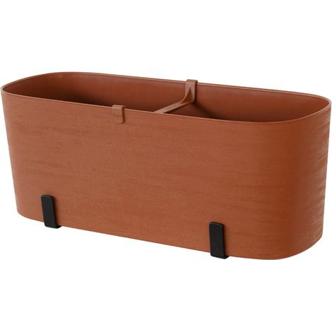 Piante Kolle Paros Kit vaso da fiori nero ecologico (1/5)