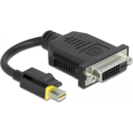 Delock Adaptador mini DisplayPort 1.1 a DVI con funciÃ³n de enganche pasivo