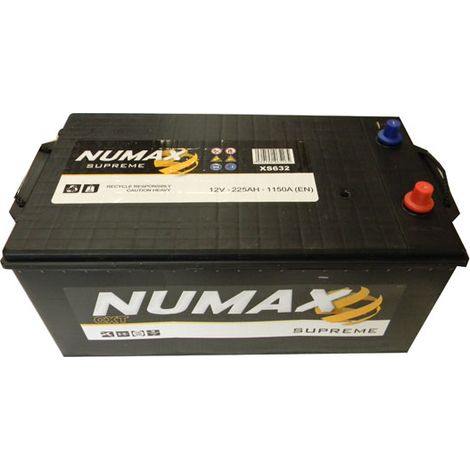 Batterie de démarrage Poids Lourds et Agricoles Numax Supreme TRUCKS M16G / C XS632 12V 225Ah / 1300A (1/2)
