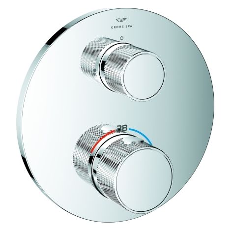 THM-Brausebatt. Atrio Private C. 24396 2-Wege-Umst. Knopfbetätigung chrom (1/4)