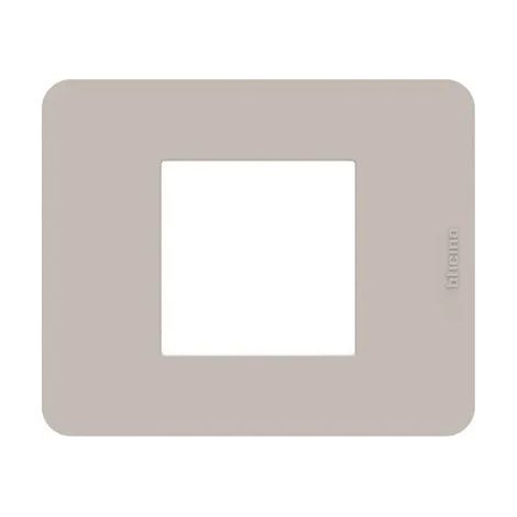 Placca Bticino MatixGO 2 moduli sand JA4802TS
