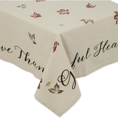 Décoration de Table Rustique en Feuilles d'automne - 152 x 213 cm (1/5)