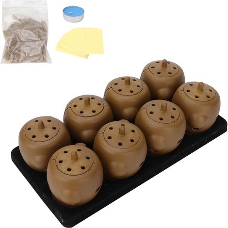 Coffret de moxibustion, kit de moxibustion portable pour thérapie par la chaleur, boîte de rangement pour bâtonnets de moxibustion (1/5)