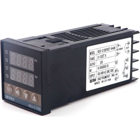 REX-C100FK07-V UN régulateur de température Intelligent sortie SSR + SSR-40 DA + M6 1M câble 3 pièces ensemble