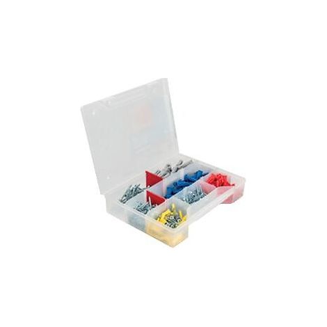 Coffret de 180 Chevilles UNO avec vis et 2 embouts PZ2 et PZ3 (1/3)
