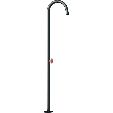 Colonna doccia da esterno in acciaio inox nero opaco  KP-Y300N kamalu