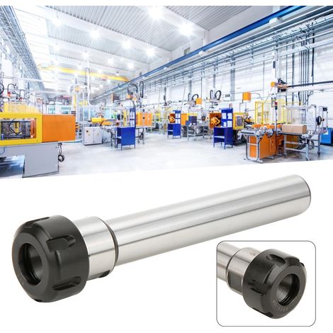 Rallonge de pince 40Cr, queue droite, mandrin à pince, haute précision pour machines à graver C25-ER25UM-150L (1/5)