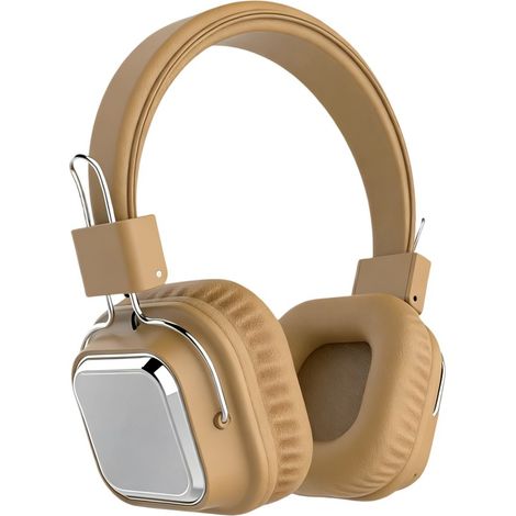Casque Bluetooth supra-auriculaire SODO - Bluetooth 5.7, 3 modes audio, batterie 400 mAh, réduction de bruit, design haut de gamme - Marron (1/5)