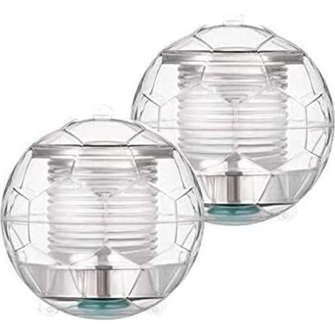 Lumière Piscine Solaire, Lumière LED Submersible Étanche 7 Couleurs Changement Boule Lampe Solaire pour Bassin Jardin Piscine Etang Plein Air Décoration de Fête (1/5)